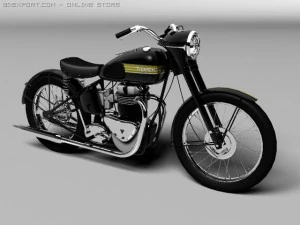 triumph 6t 1949 3D Model