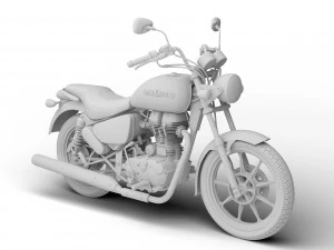 royal enfield thunderbird 500x 2018 3D Model