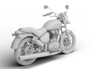 royal enfield thunderbird 500x 2018 3D Model