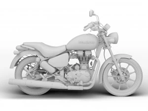 royal enfield thunderbird 500x 2018 3D Model