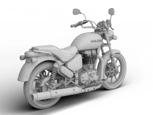 royal enfield thunderbird 500x 2018 3D Model