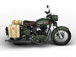 royal enfield classic pegasus 2018 3D Model
