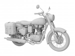 royal enfield classic pegasus 2018 3D मॉडल