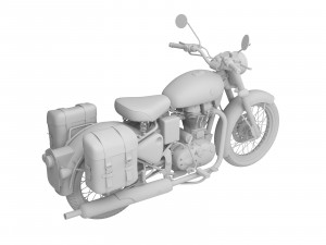 royal enfield classic pegasus 2018 3D मॉडल