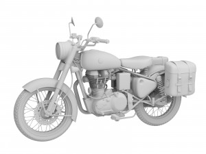 royal enfield classic pegasus 2018 3D मॉडल
