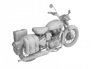 royal enfield classic pegasus 2018 3D मॉडल