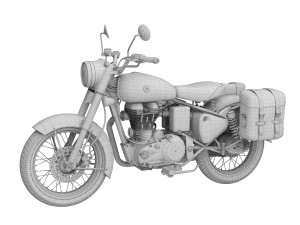 royal enfield classic pegasus 2018 3D मॉडल