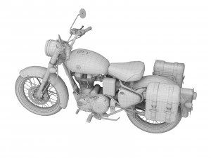 royal enfield classic pegasus 2018 3D Model