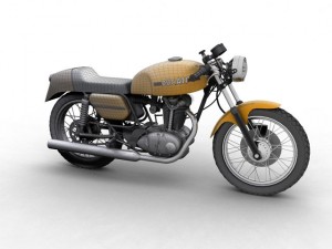 ducati 350 desmo 1971 3D 模型