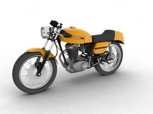 ducati 350 desmo 1971 3D 模型
