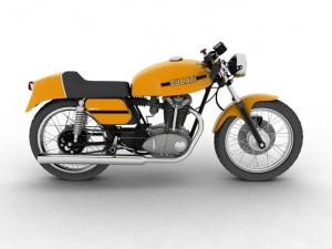 ducati 350 desmo 1971 3D 模型