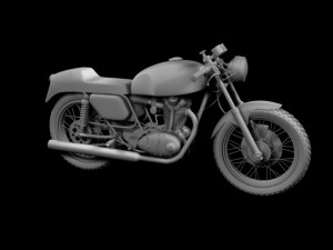 ducati 350 desmo 1971 3D 模型