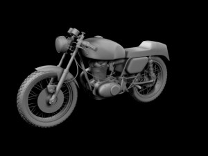 ducati 350 desmo 1971 3D 模型