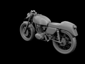 ducati 350 desmo 1971 3D 模型
