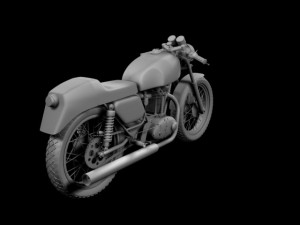 ducati 350 desmo 1971 3D 模型