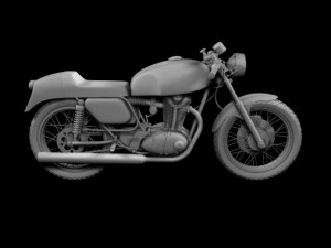 ducati 350 desmo 1971 3D 模型