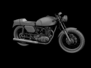 ducati 350 desmo 1971 3D 模型