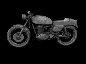ducati 350 desmo 1971 3D 模型