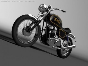 norton commando 850 3D 모델