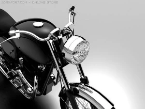 norton commando 850 3D Model