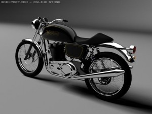 norton commando 850 3D 모델