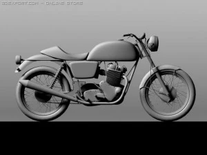 norton commando 850 3D Model