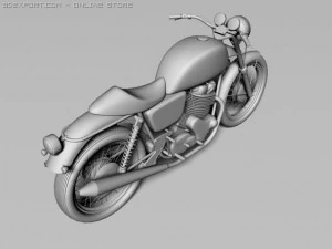 norton commando 850 3D Model