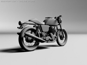 norton commando 850 3D 모델