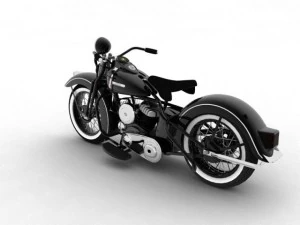 harley davidson wl 1942 3D Model