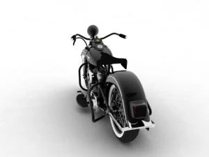 harley davidson wl 1942 3D Model