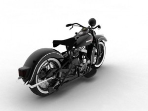 harley davidson wl 1942 Model 3D