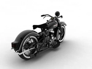 harley davidson wl 1942 3D Model