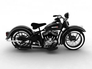 harley davidson wl 1942 3D Model