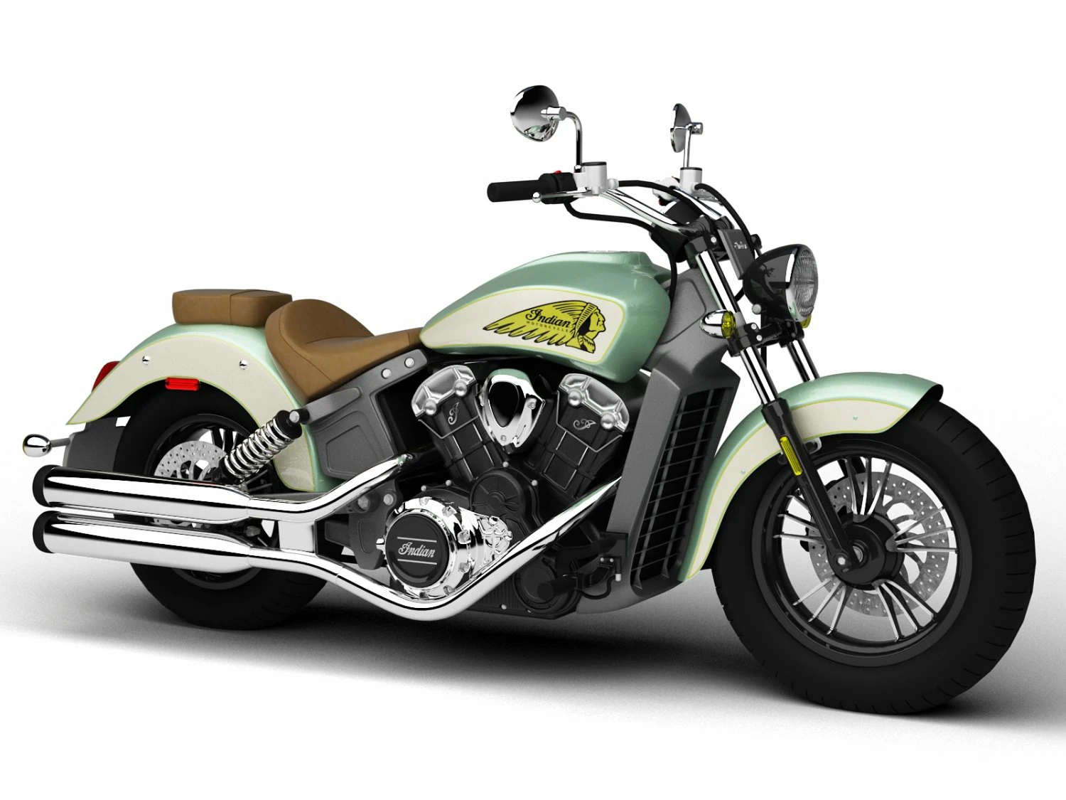 3d indian scout abs 2018 3D Model .c4d .max .obj .3ds .fbx .stl .blend 