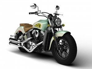 3d indian scout abs 2018 3D Model