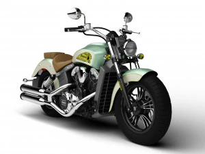 3d indian scout abs 2018 3D Model