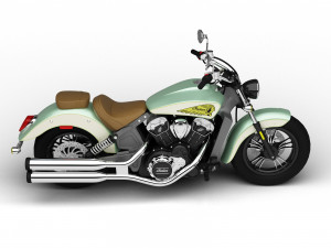 3d indian scout abs 2018 3D Model