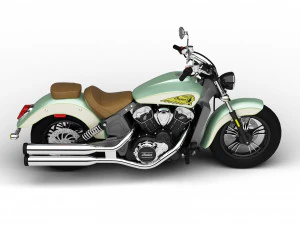 3d indian scout abs 2018 3D Model