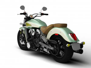 3d indian scout abs 2018 3D Model