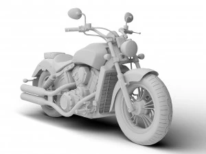 3d indian scout abs 2018 3D Model