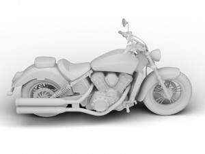 3d indian scout abs 2018 3D Model