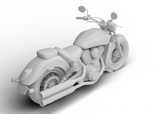 3d indian scout abs 2018 3D Model