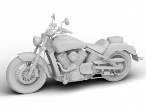 3d indian scout abs 2018 3D Model