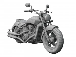3d indian scout abs 2018 3D Model