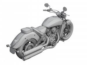 3d indian scout abs 2018 3D Model