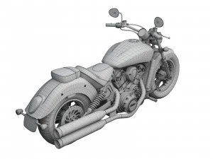 3d indian scout abs 2018 3D Model
