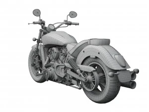 3d indian scout abs 2018 3D Model
