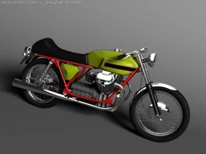 moto guzzi v7 spor 3D Model