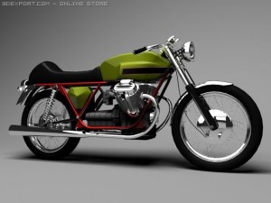 moto guzzi v7 sport Model 3D