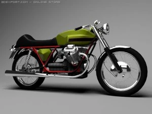 moto guzzi v7 sport 3D Model